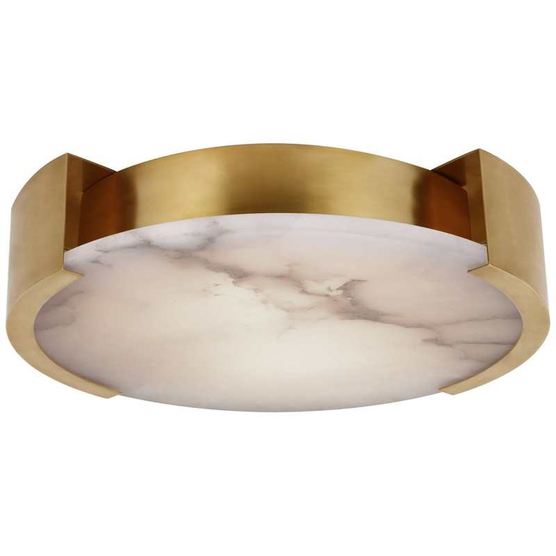 Melange LED Flush Mount, Antique-Burnished Brass