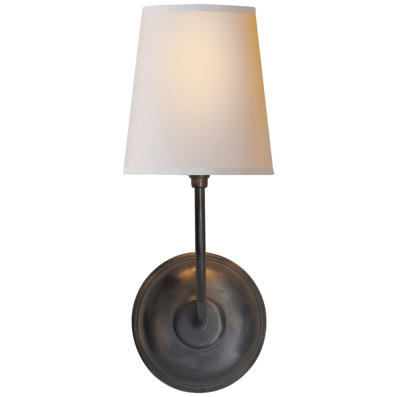 Vendome One Light Wall Sconce, Bronze