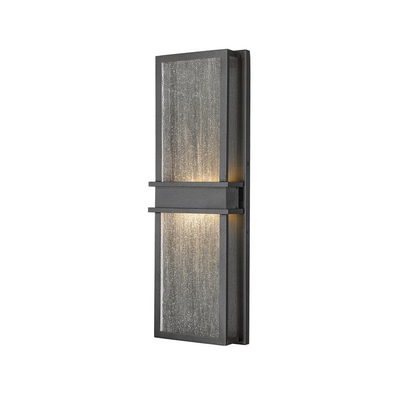 Z-Lite 577B-BK-LED Eclipse LED Outdoor Wall Sconce, Black