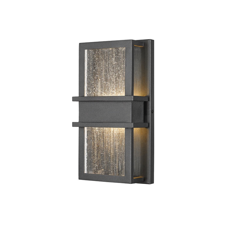 Z-Lite 577S-BK-LED Eclipse LED Outdoor Wall Sconce, Black