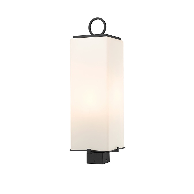 Z-Lite 593PHBS-BK Sana Three Light Outdoor Post Mount, Black