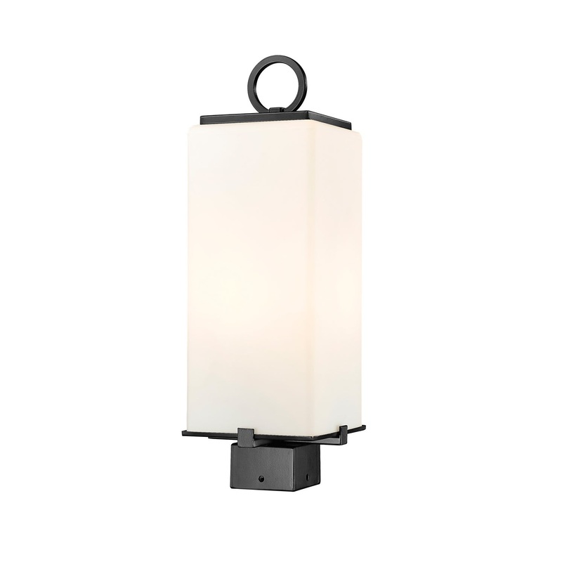 Z-Lite 593PHMS-BK Sana Two Light Outdoor Post Mount, Black