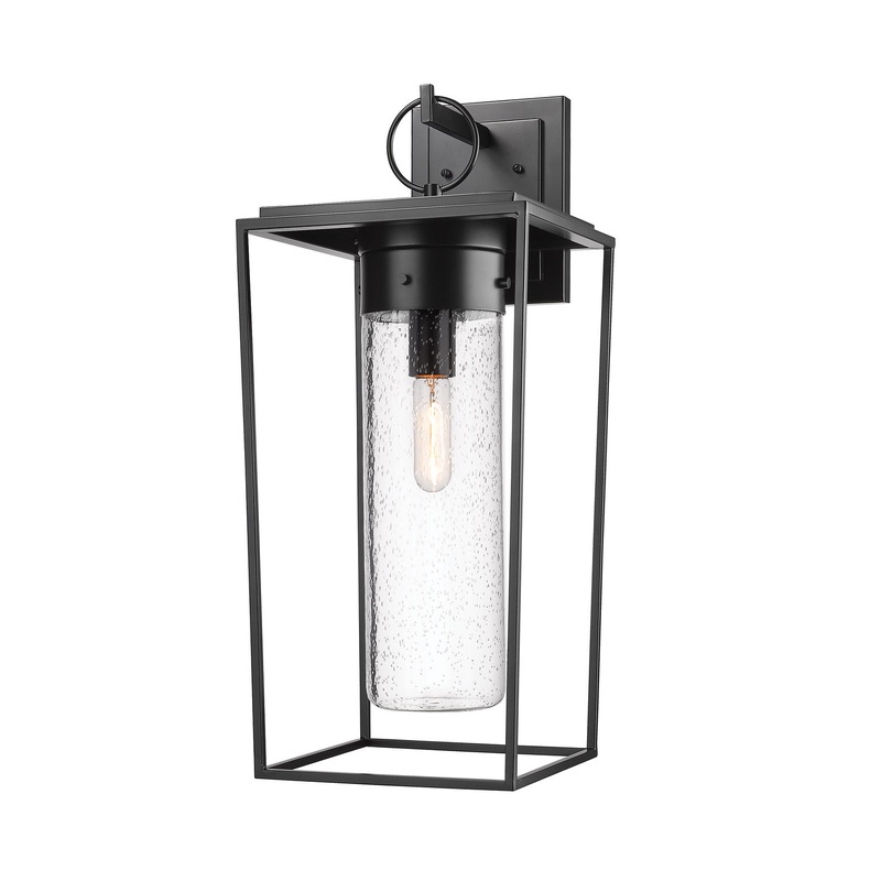 Z-Lite 594B-BK Sheridan One Light Outdoor Wall Sconce, Black
