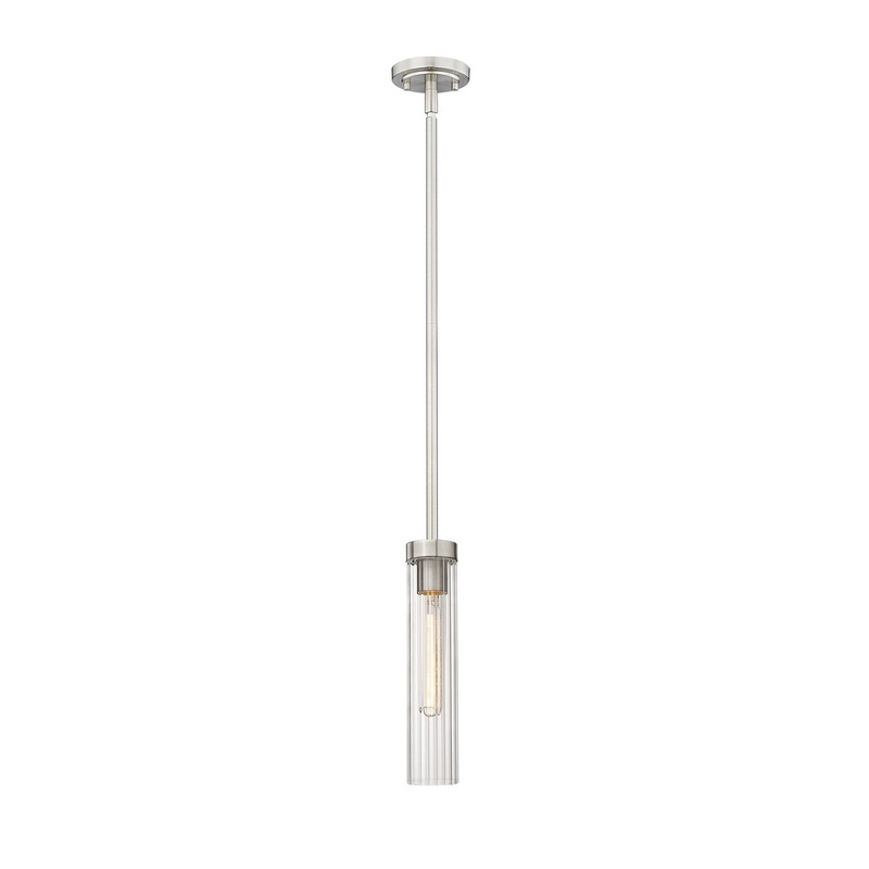 Z-Lite 740P-ROD-BN Beau One Light Pendant, Brushed Nickel