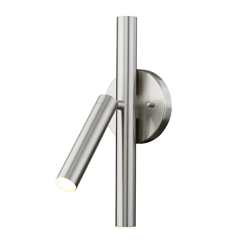 Z-Lite 917-3S-BN-LED Forest LED Wall Sconce, Brushed Nickel