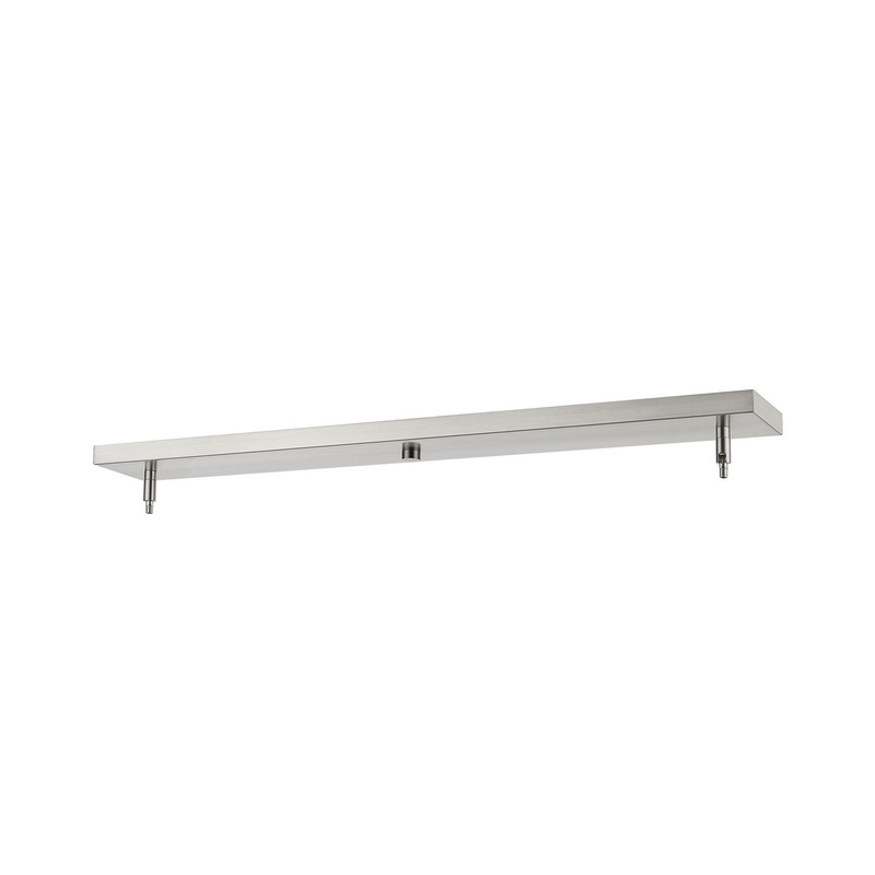 Z-Lite CP3402-BN Multi Point Canopy Two Light Ceiling Plate, Brushed Nickel