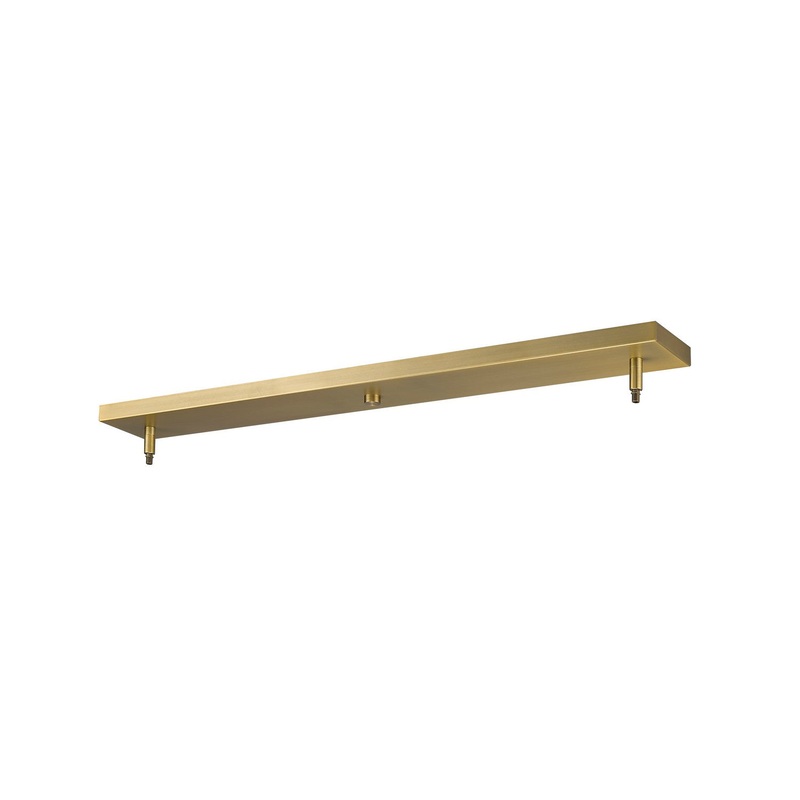 Z-Lite CP3402-HBR Multi Point Canopy Two Light Ceiling Plate, Heritage Brass
