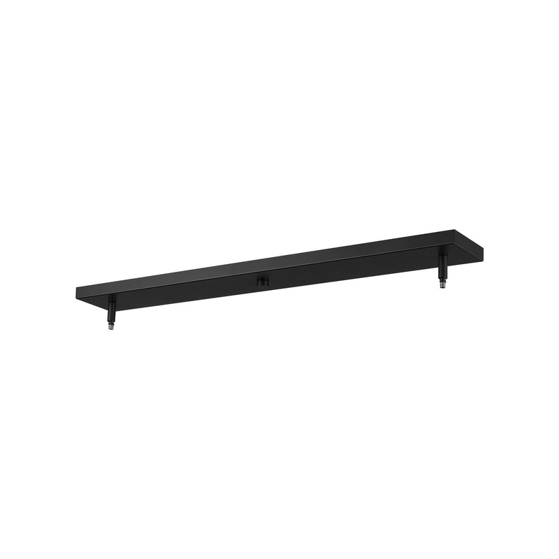 Z-Lite CP3402-MB Multi Point Canopy Two Light Ceiling Plate, Matte Black