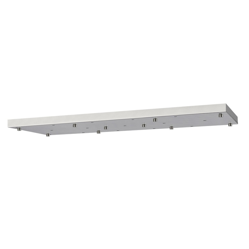 Z-Lite CP4217L-BN Multi Point Canopy 17 Light Ceiling Plate, Brushed Nickel