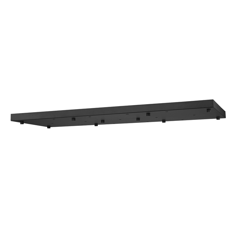 Z-Lite CP4217L-MB Multi Point Canopy 17 Light Ceiling Plate, Matte Black
