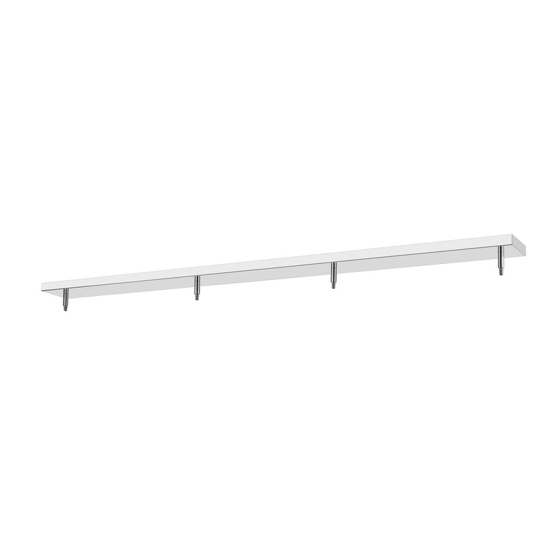 Z-Lite CP5404-CH Multi Point Canopy Four Light Ceiling Plate, Chrome