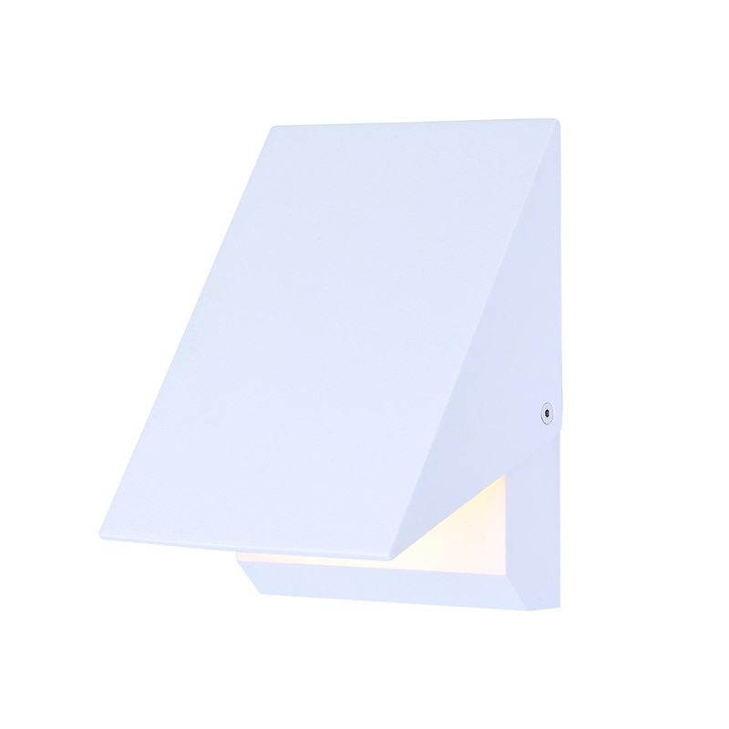 ET2 E41333-WT Alumilux Tilt LED Outdoor Wall Sconce, White