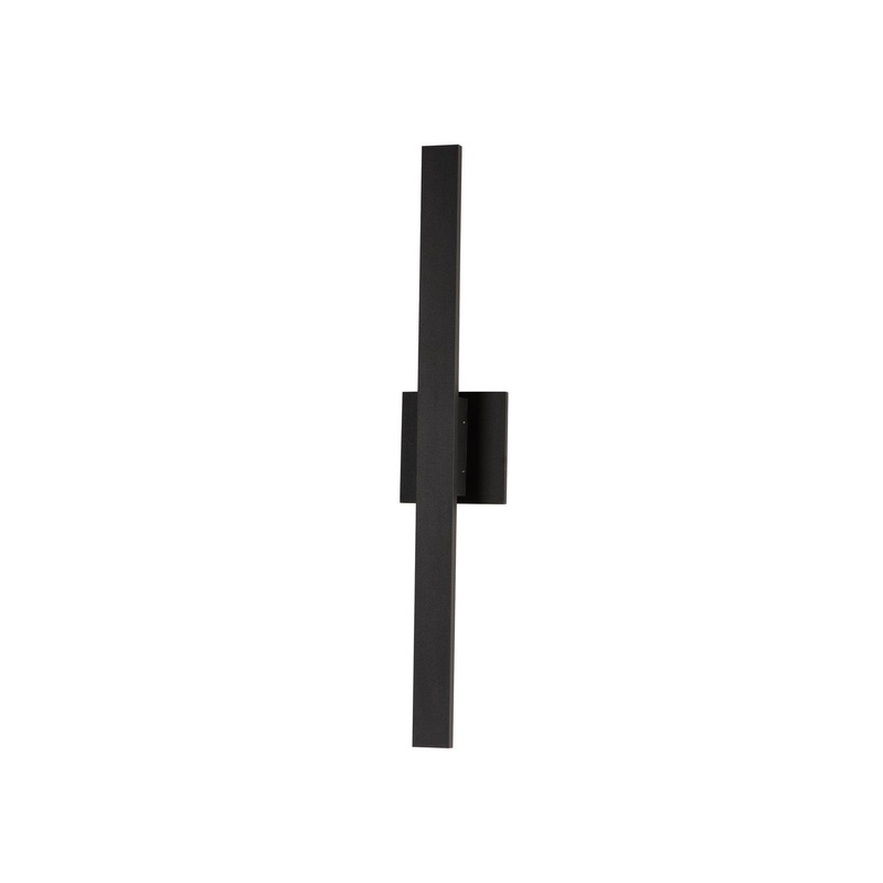 ET2 E41343-BK Alumilux Line LED Outdoor Wall Sconce, Black