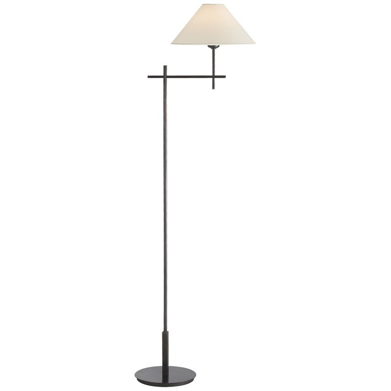 Hackney One Light Floor Lamp, Bronze