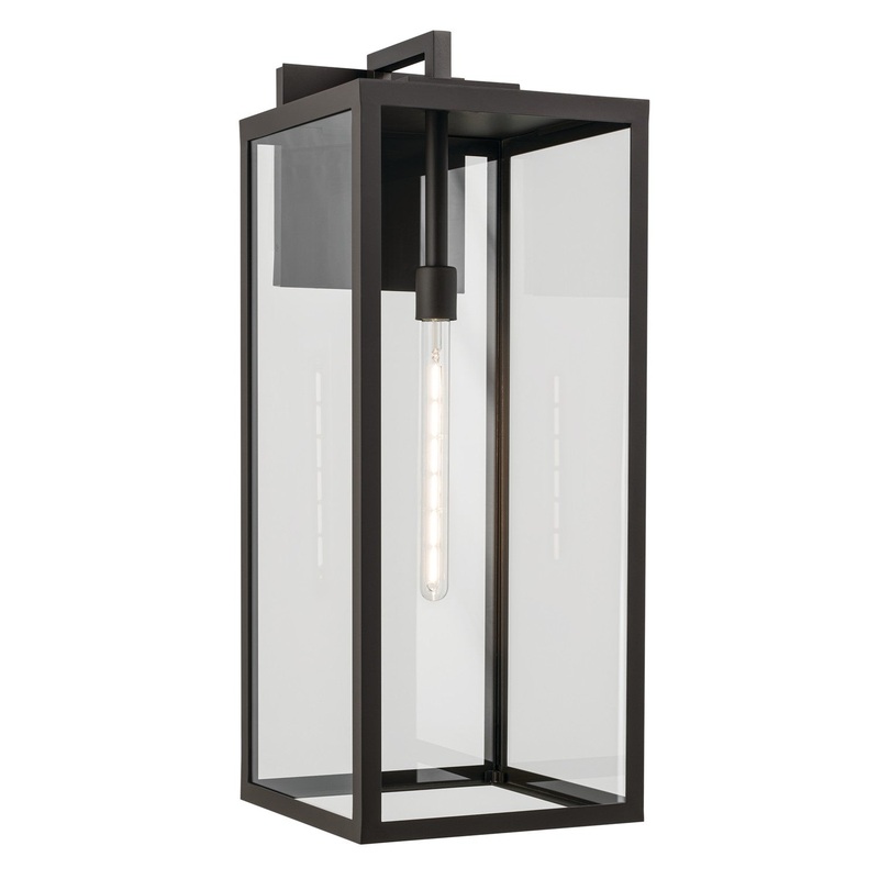 Kichler 59114OZ Branner One Light Outdoor Wall Mount, Olde Bronze