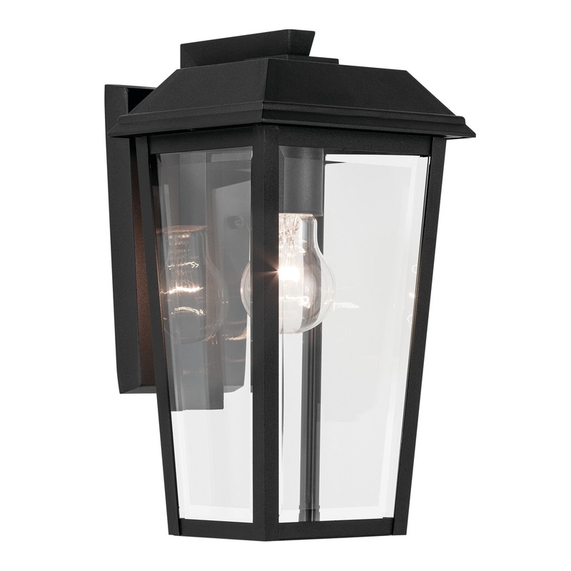 Kichler 59118BKT Mathus One Light Outdoor Wall Mount, Black Textured