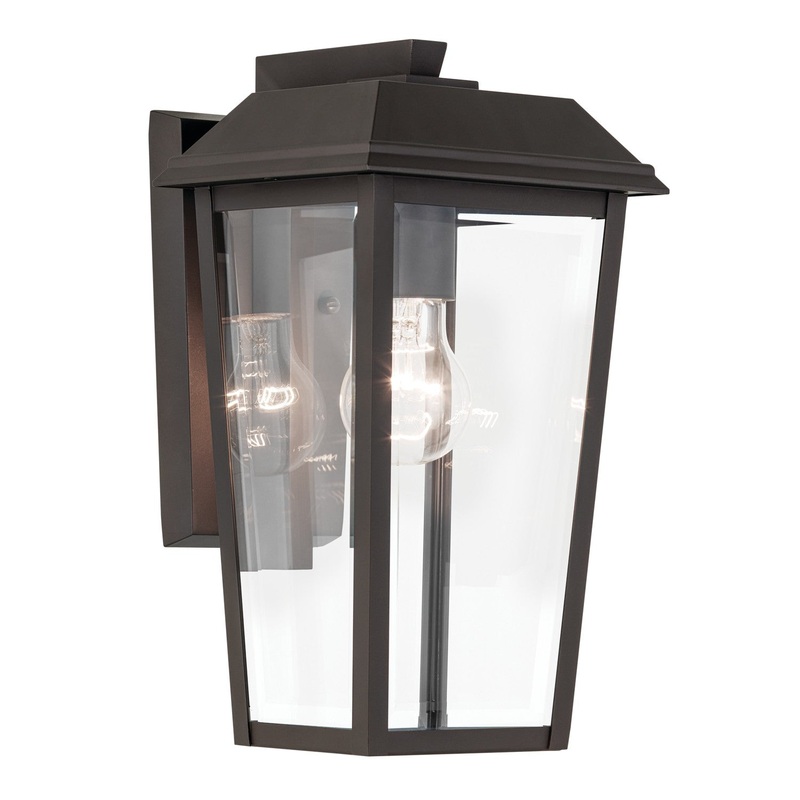 Kichler 59118OZ Mathus One Light Outdoor Wall Mount, Olde Bronze