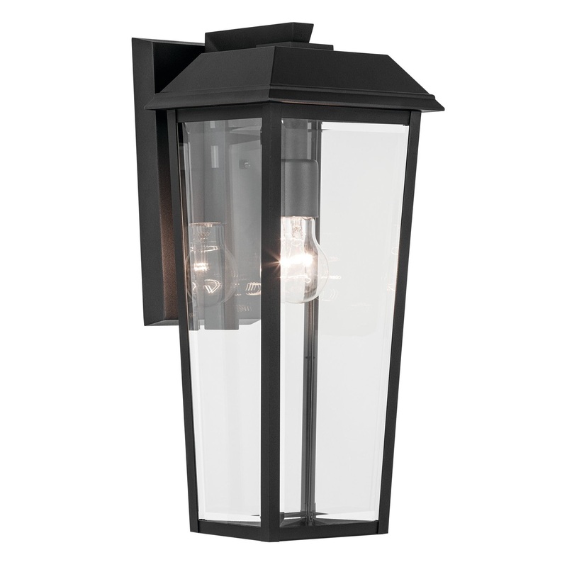 Kichler 59119BKT Mathus One Light Outdoor Wall Mount, Black Textured