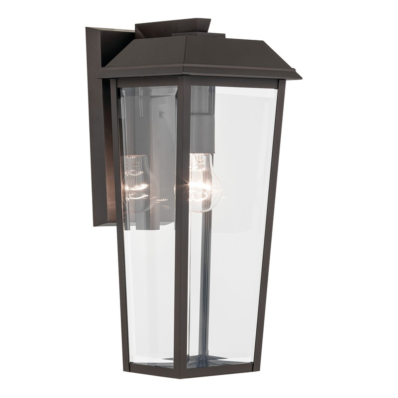 Kichler 59119OZ Mathus One Light Outdoor Wall Mount, Olde Bronze