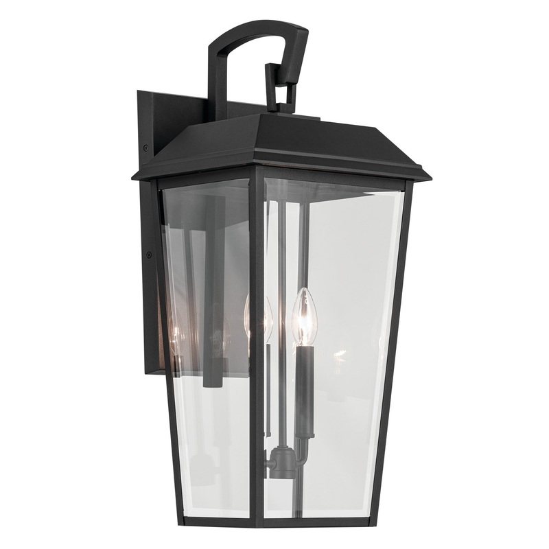 Kichler 59120BKT Mathus Two Light Outdoor Wall Mount, Black Textured