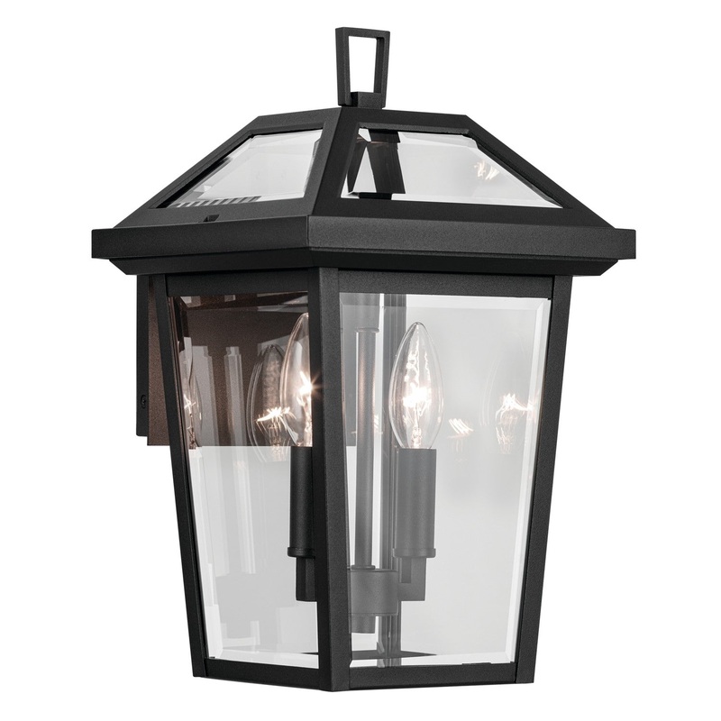 Kichler 59125BKT Regence Two Light Outdoor Wall Mount, Black Textured