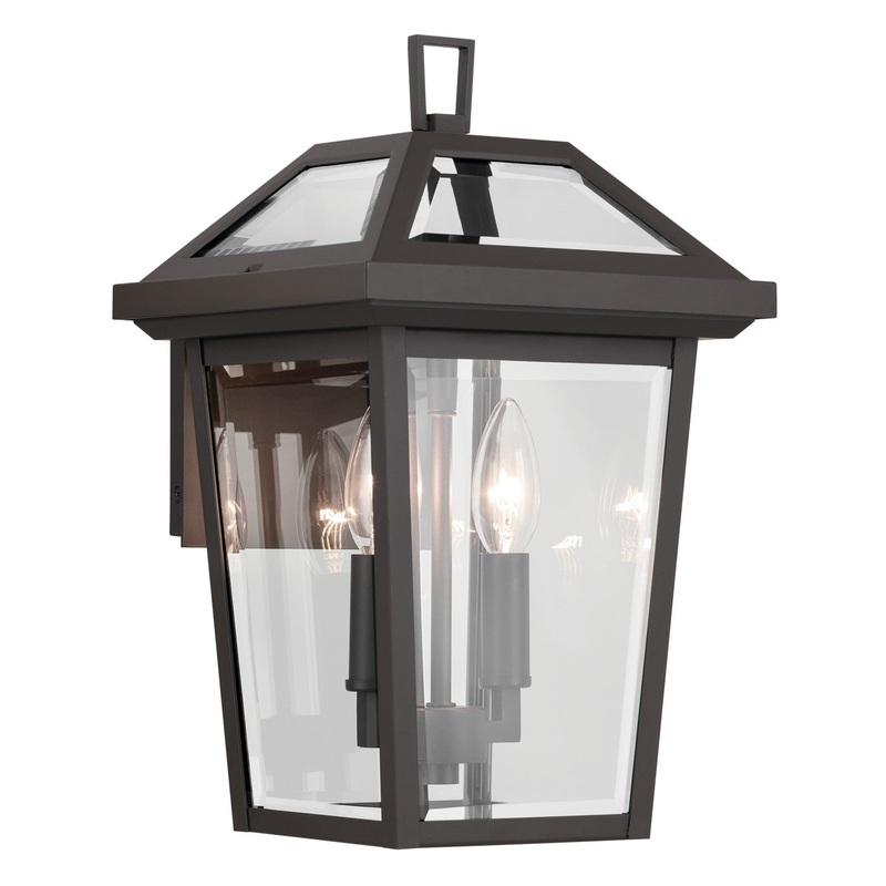 Kichler 59125OZ Regence Two Light Outdoor Wall Mount, Olde Bronze