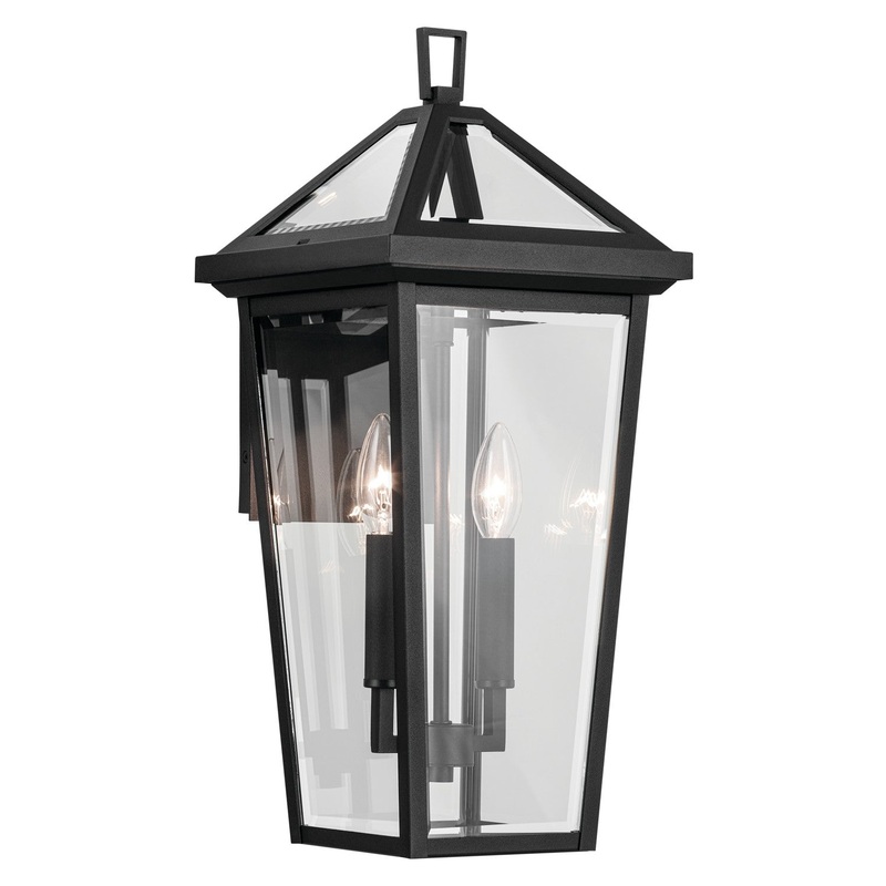 Kichler 59126BKT Regence Two Light Outdoor Wall Mount, Black Textured