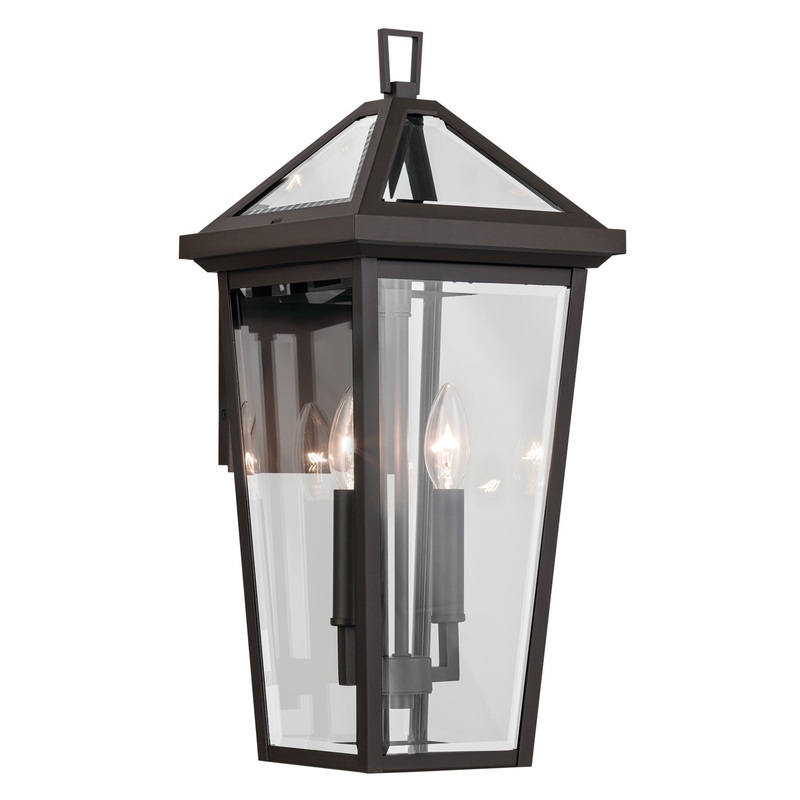 Kichler 59126OZ Regence Two Light Outdoor Wall Mount, Olde Bronze