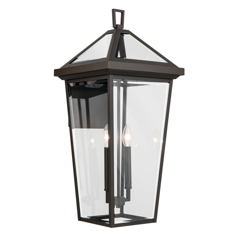 Kichler 59127OZ Regence Two Light Outdoor Wall Mount, Olde Bronze
