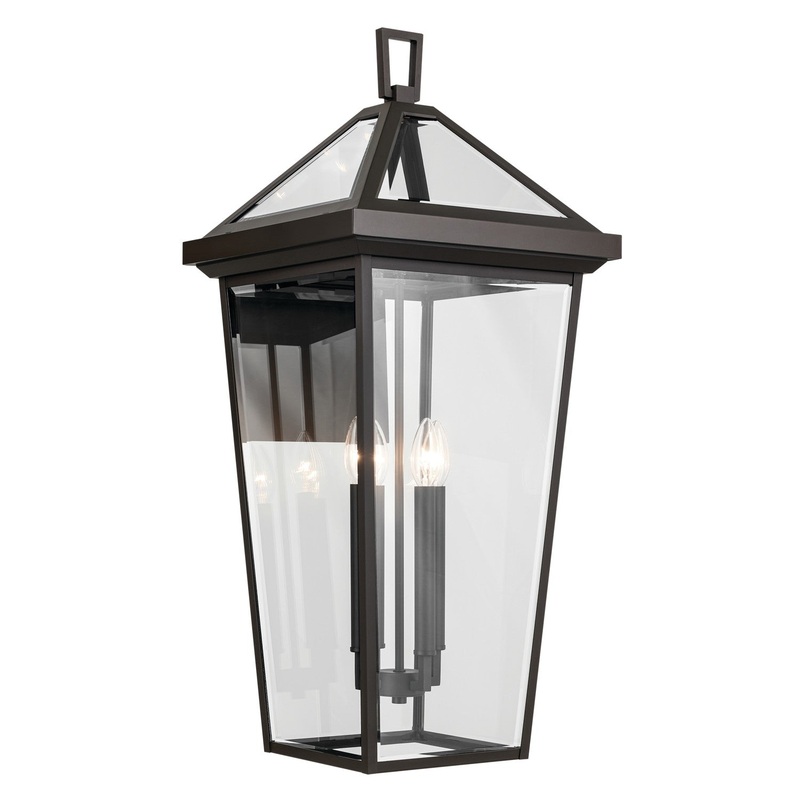 Kichler 59128OZ Regence Four Light Outdoor Wall Mount, Olde Bronze