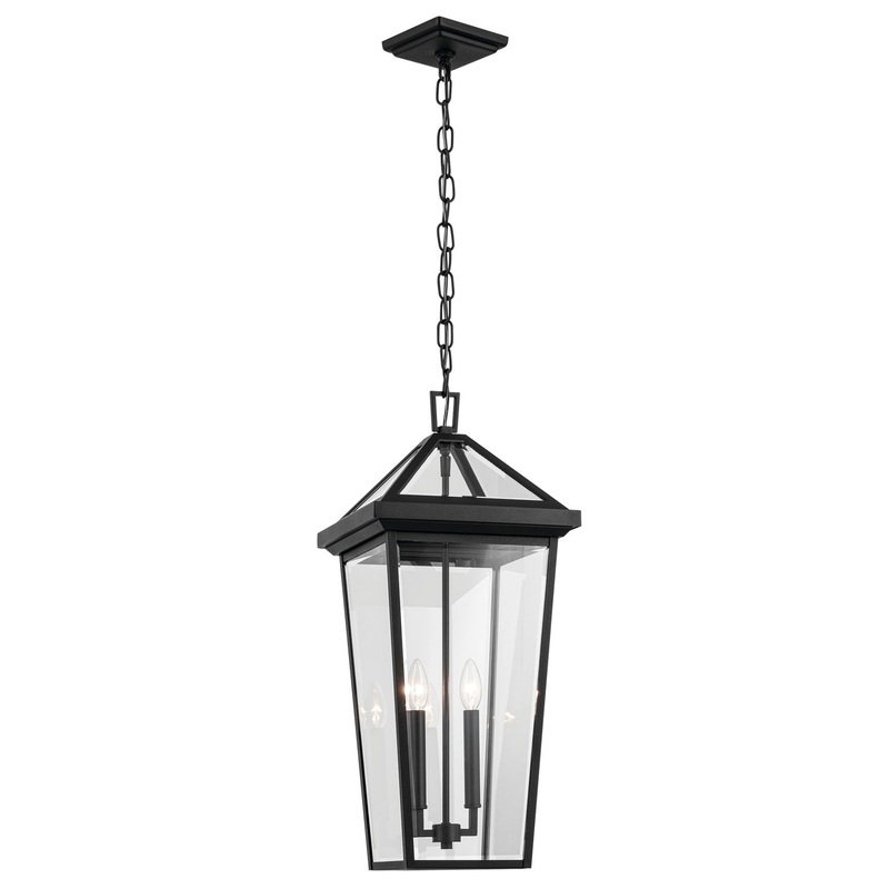 Kichler 59130BKT Regence Two Light Outdoor Pendant, Black Textured