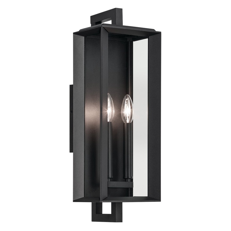 Kichler 59132BKT Kroft Two Light Outdoor Wall Mount, Black Textured