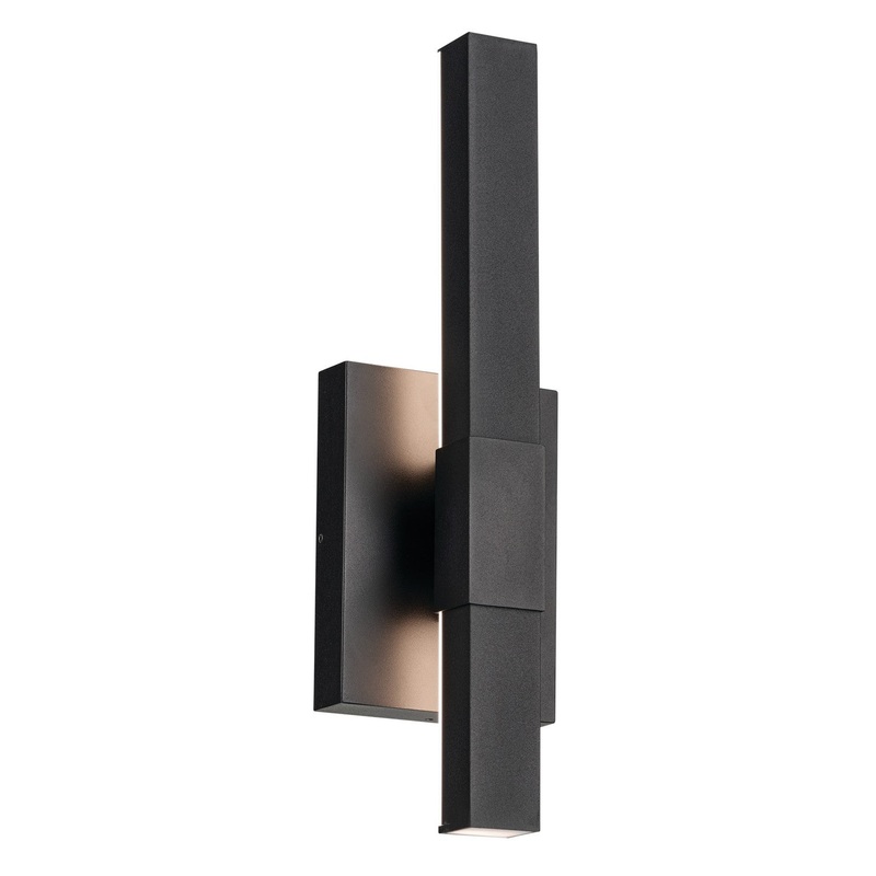 Kichler 59143BKT Nocar One Light Outdoor Wall Mount, Black Textured