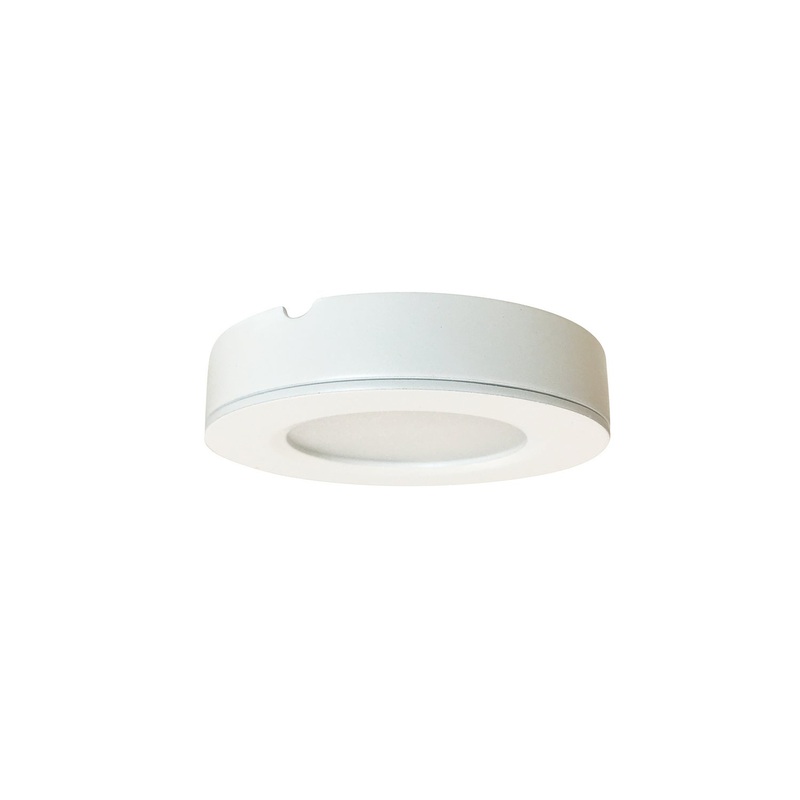 Nora Lighting NMP-LED27W Josh LED Puck Light, White