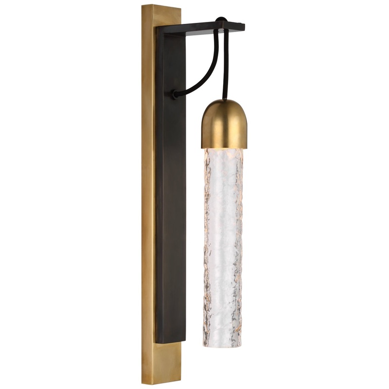 Reve LED Wall Sconce, Bronze And Soft Brass