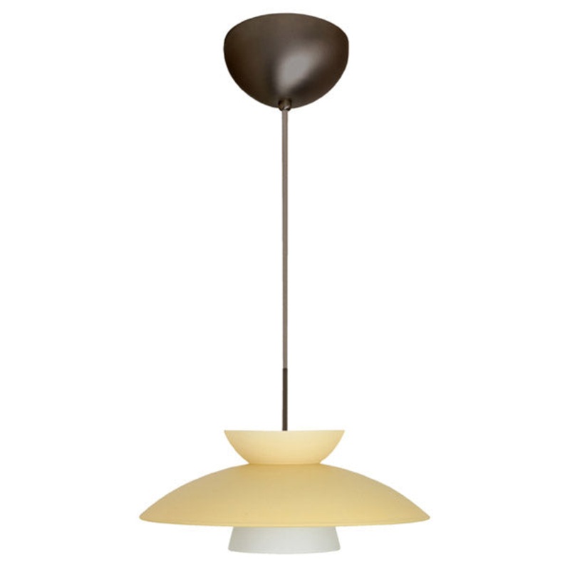 Besa 1JC-451397-BR Trilo One Light Pendant Bronze