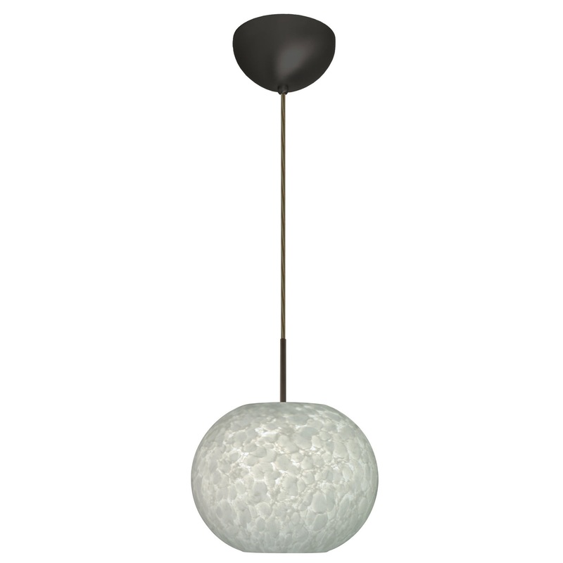 Besa 1JC-477619-LED-BR Luna One Light Pendant Bronze