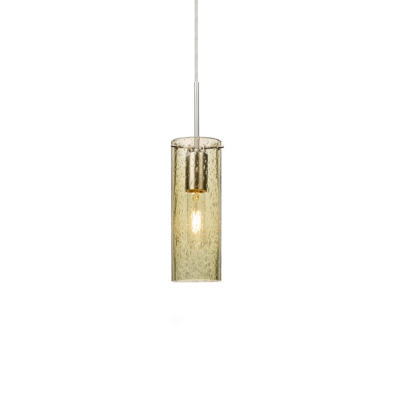 Besa 1JC-JUNI10GD-SN Juni One Light Pendant Satin Nickel
