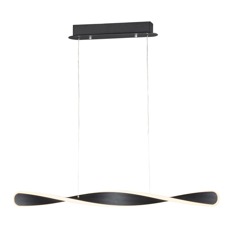 ET2 E24155-BK Pirouette LED Pendant, Black