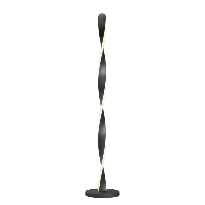 ET2 E24159-BK Pirouette LED Floor Lamp, Black