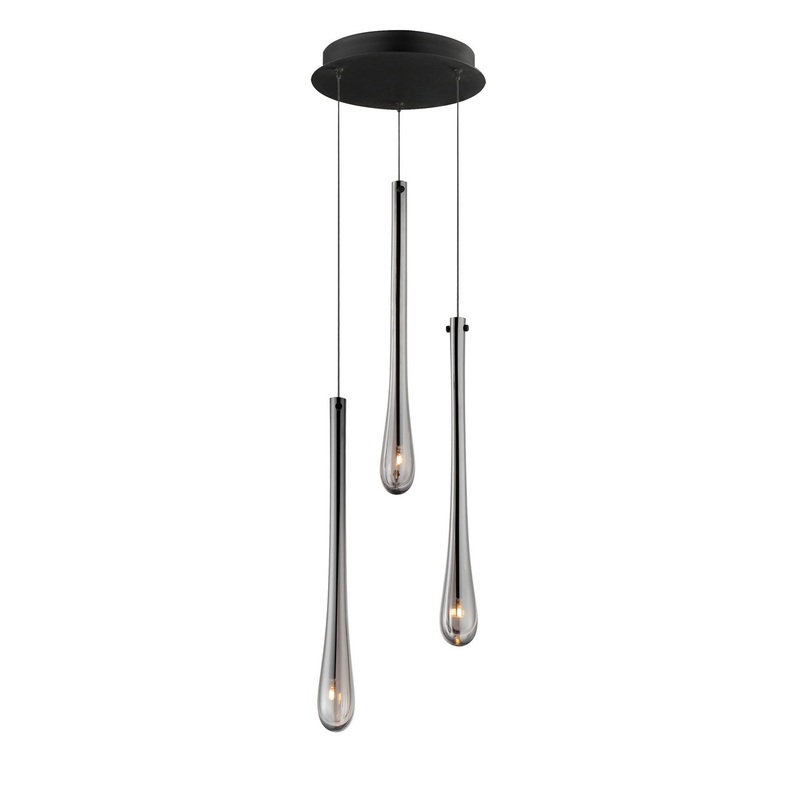 ET2 E24213-138BK Stillo LED Pendant, Black