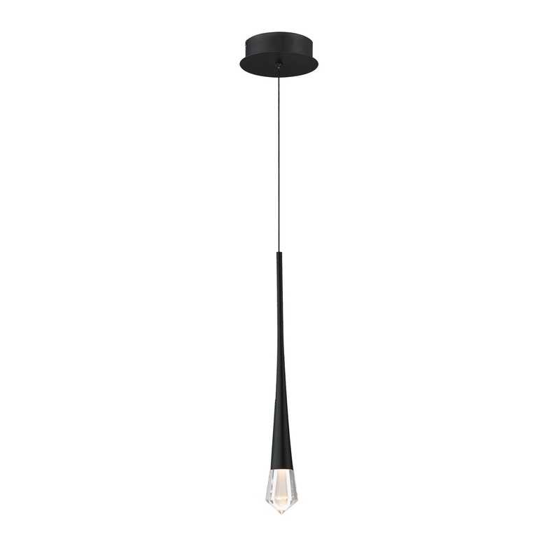 ET2 E24221-122BK Pierce LED Pendant, Black