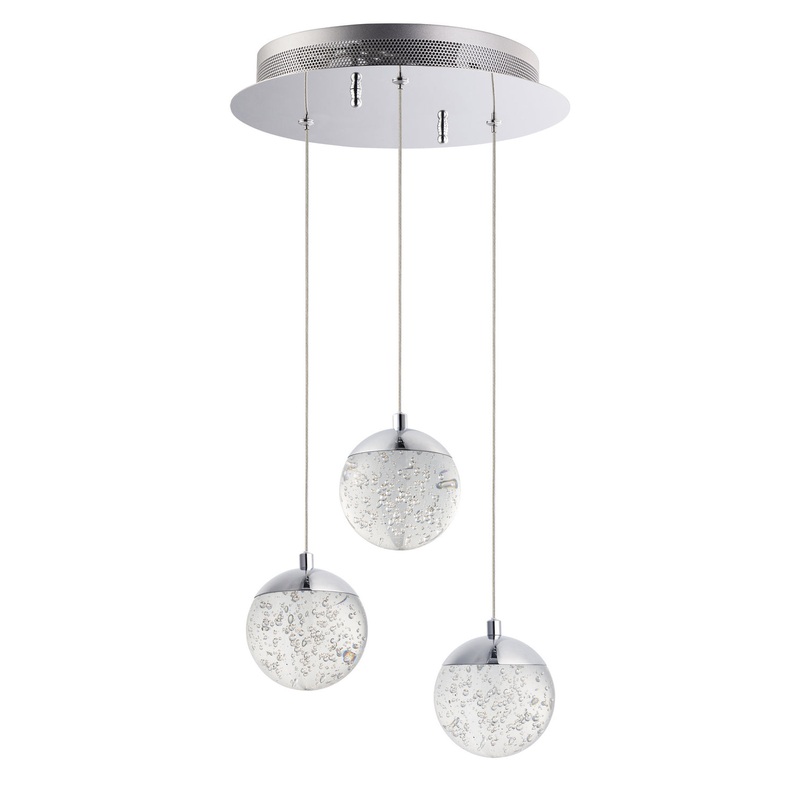ET2 E24263-91PC Orb II LED Pendant, Polished Chrome