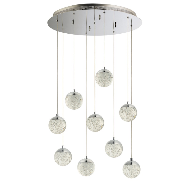 ET2 E24269-91PC Orb II LED Pendant, Polished Chrome