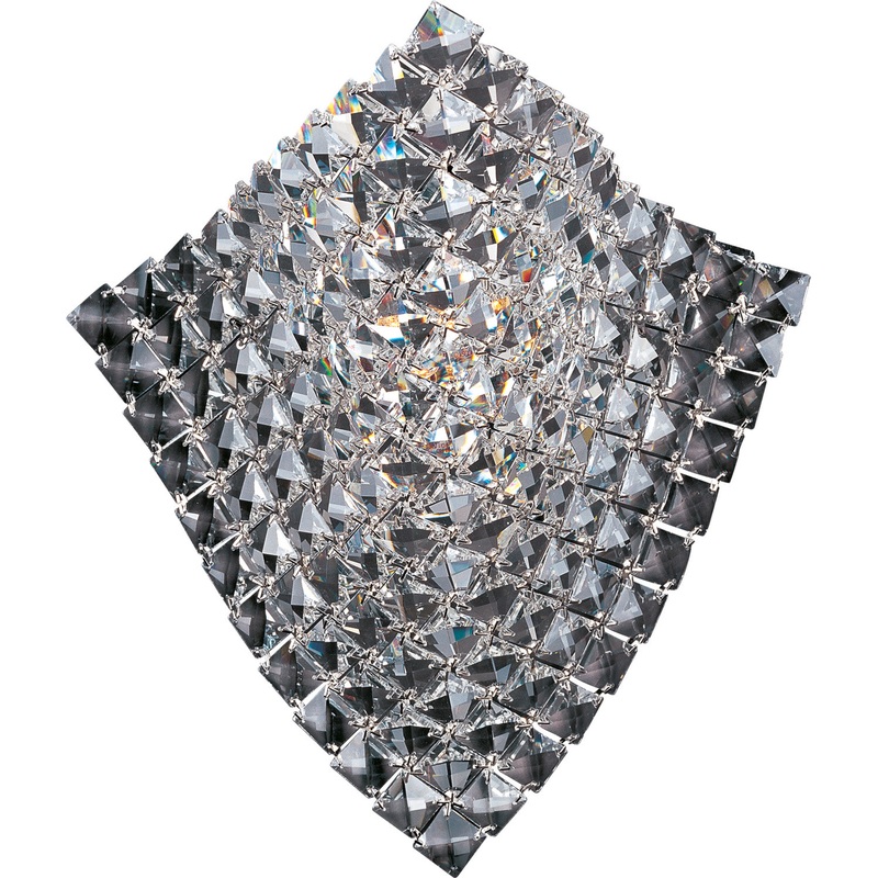 ET2 E24270-20PC Wave One Light Wall Sconce, Polished Chrome