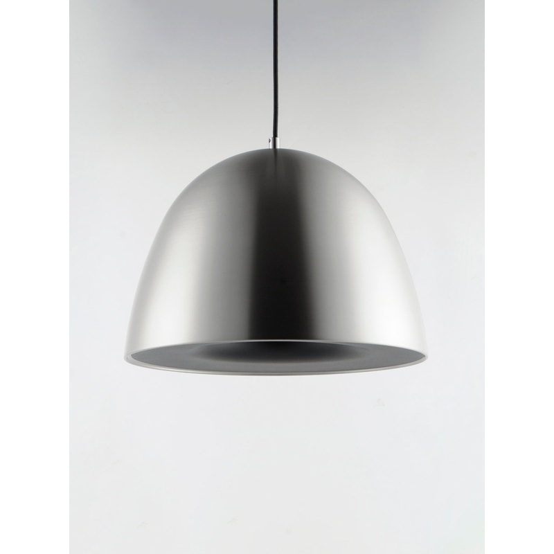 ET2 E24914-SNBK Fungo LED Pendant, Satin Nickel / Black