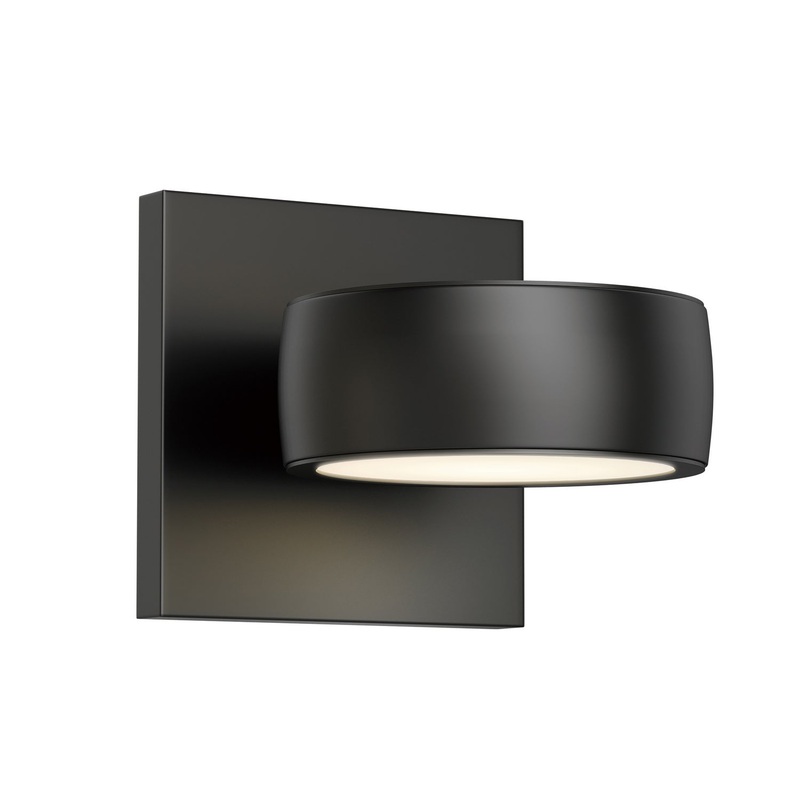 ET2 E30160-BK Modular LED Outdoor Wall Sconce, Black