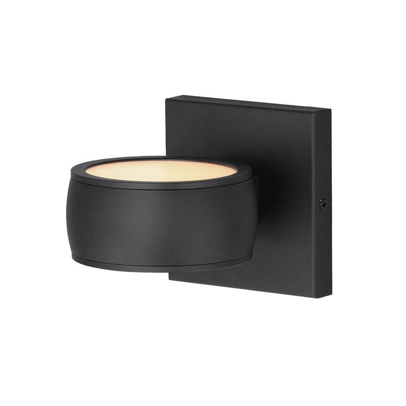 ET2 E30170-BK Modular LED Outdoor Wall Sconce, Black