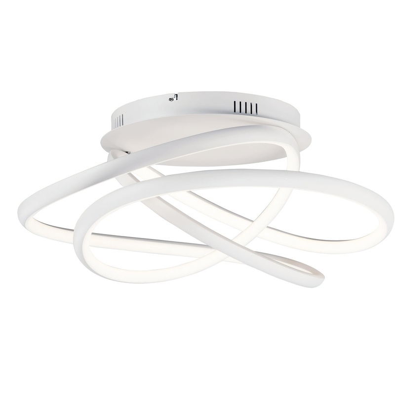 ET2 E30640-MW Twisted LED Flush Mount, Matte White