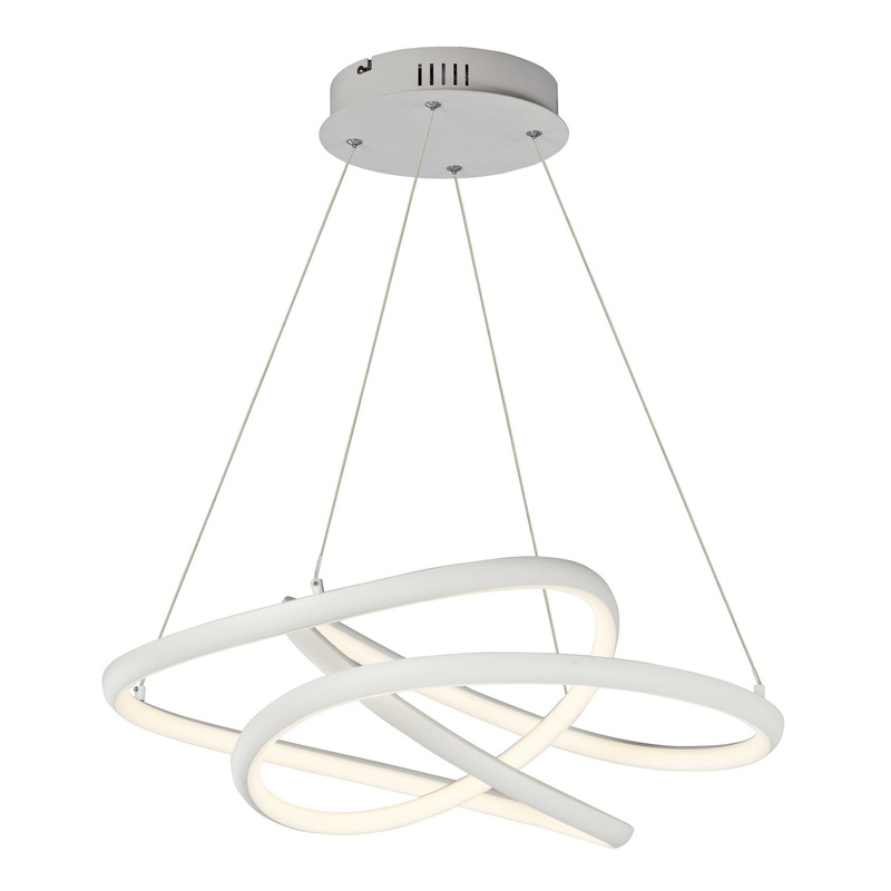 ET2 E30644-MW Twisted LED Pendant, Matte White